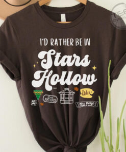 Stars Hollow Brown Oversized T shirt