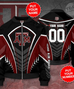 Texas AM Aggies 3D Bomber Jacket 01