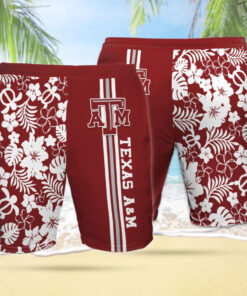 Texas AM Aggies 3D Hawaiian Shorts