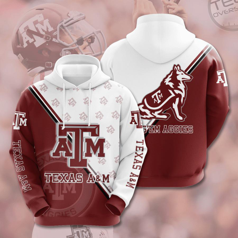Texas AM Aggies 3D Hoodie 02