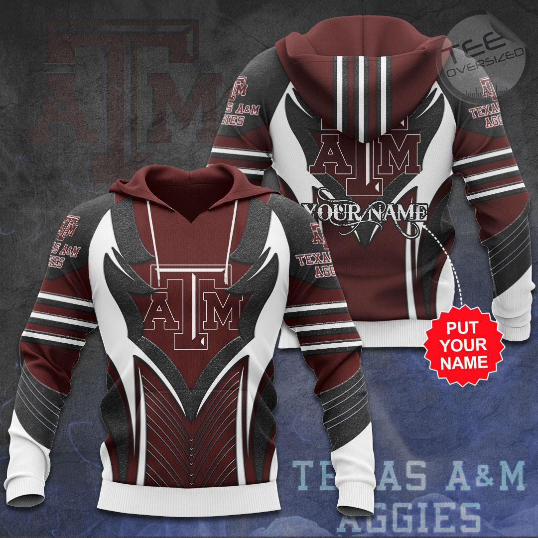 Texas AM Aggies 3D Hoodie 03