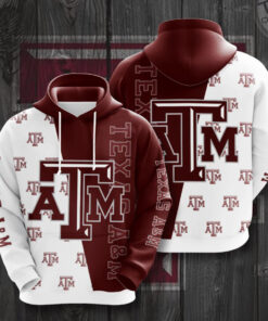 Texas AM Aggies 3D Hoodie 04