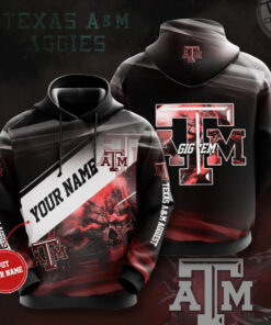 Texas AM Aggies 3D Hoodie 05