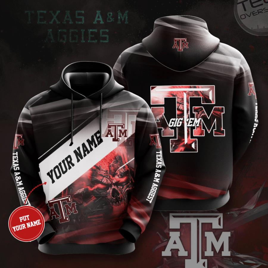 Texas AM Aggies 3D Hoodie 05