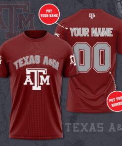 Texas AM Aggies 3D T shirt 02