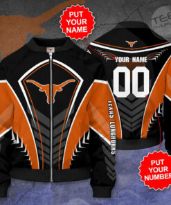 Texas Longhorns 3D Bomber Jacket 01
