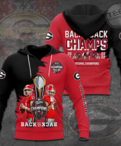 The best Georgia Bulldogs 3D hoodie 011