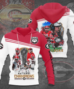 The best Georgia Bulldogs 3D hoodie 08