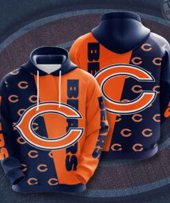 The best selling Chicago Bears 3D hoodie 01