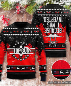 Top Gun Maverick Christmas 3D Sweater 2022