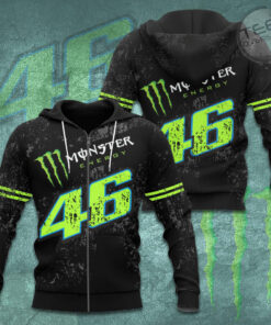 VR46 Monster Energy Zip up hoodie