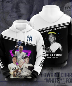 Whitey Ford New York Yankees 3D Hoodie 02
