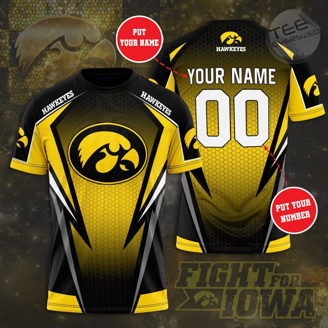 iowa hawkeyes 3d t shirt 05