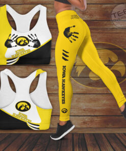iowa hawkeyes hollow tank top bra sports