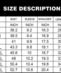 polo shirt sizechart 2022